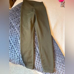 ALO Yoga Olive Green High-Rise Leggings